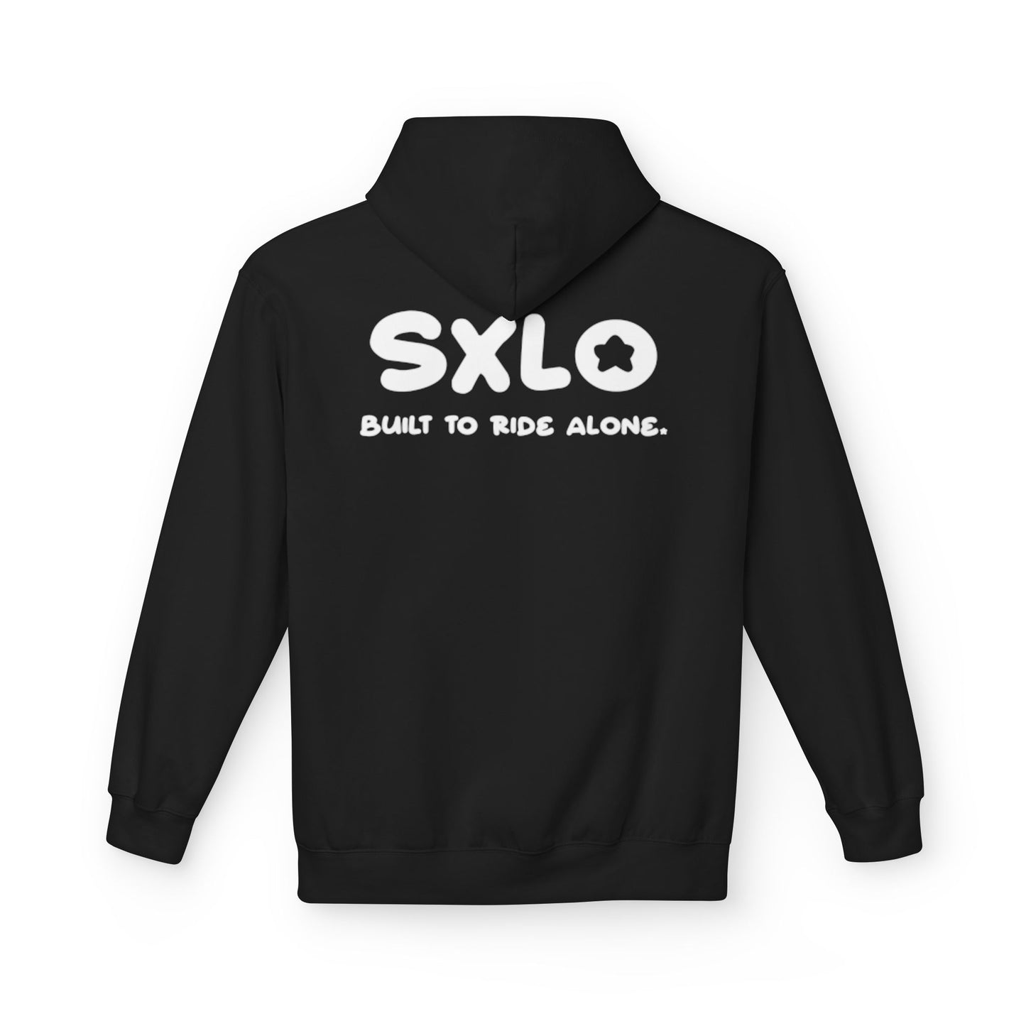 "Built To Ride Alone" Hoodie With Ties