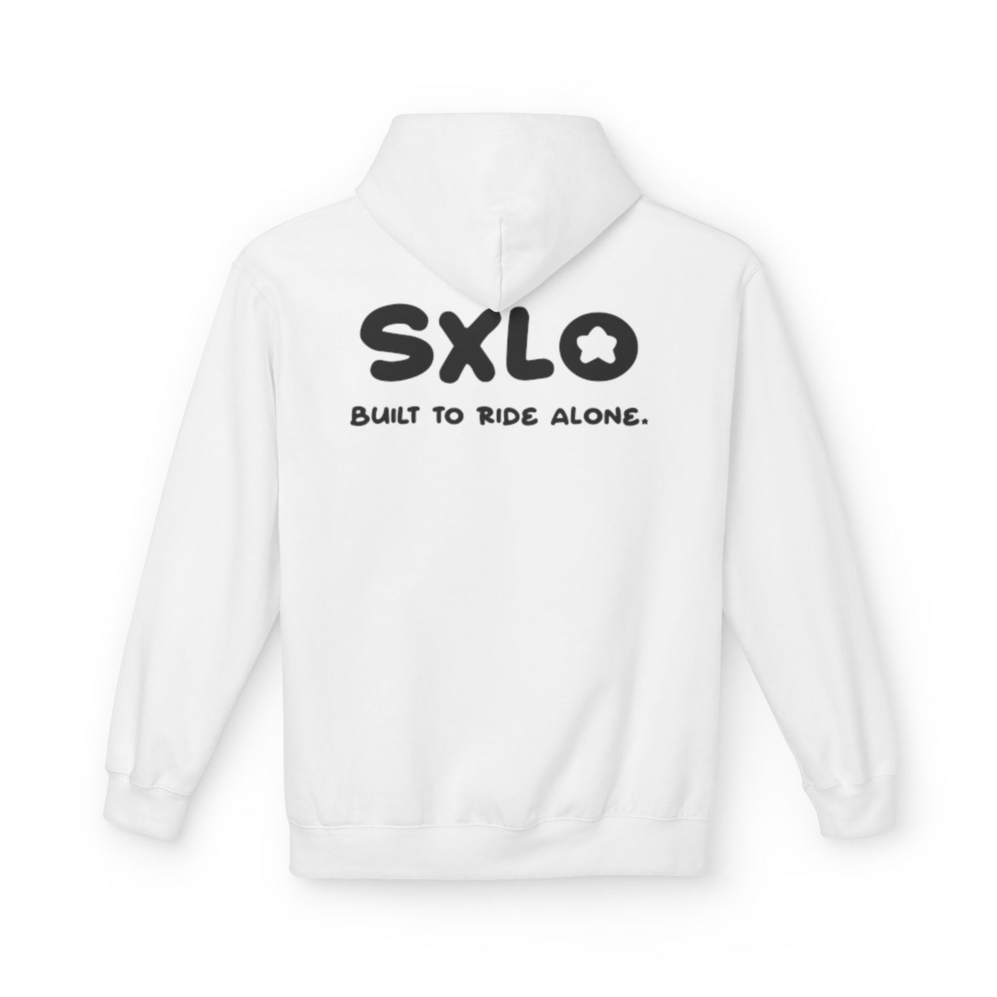"Built To Ride Alone" Hoodie With Ties